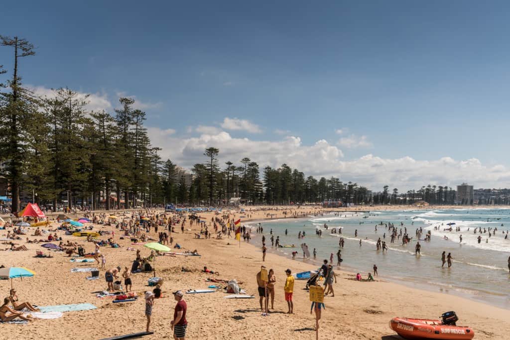 4. Ride a ferry to Manly Beach - What To Do In Sydney On a Backpacker’s Budget