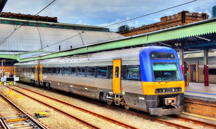 Train from Coogee to Sydney CBD