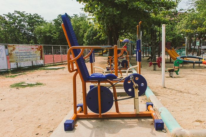 Visit an outdoor gym