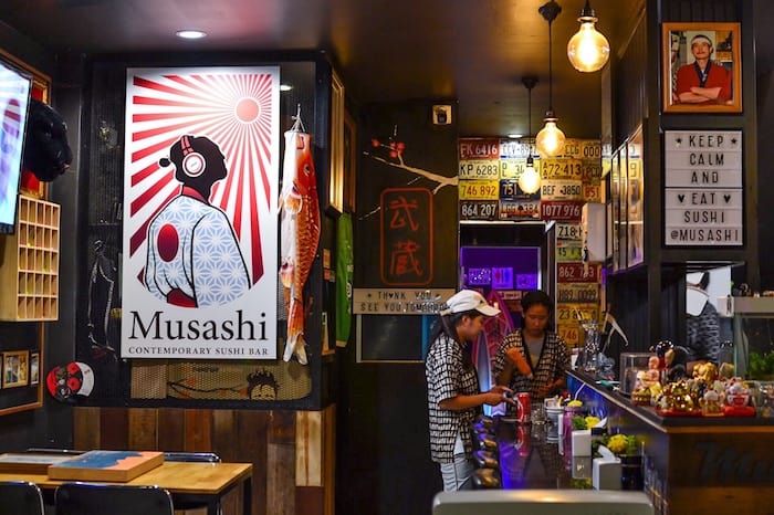 Musashi Sushi Bar in Chiang Mai, Thailand
