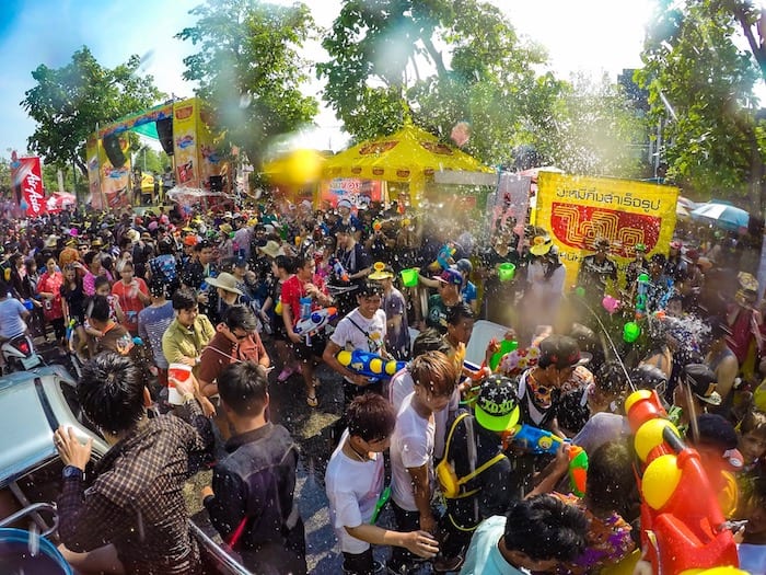 Visit during Songkran - Songkran festival