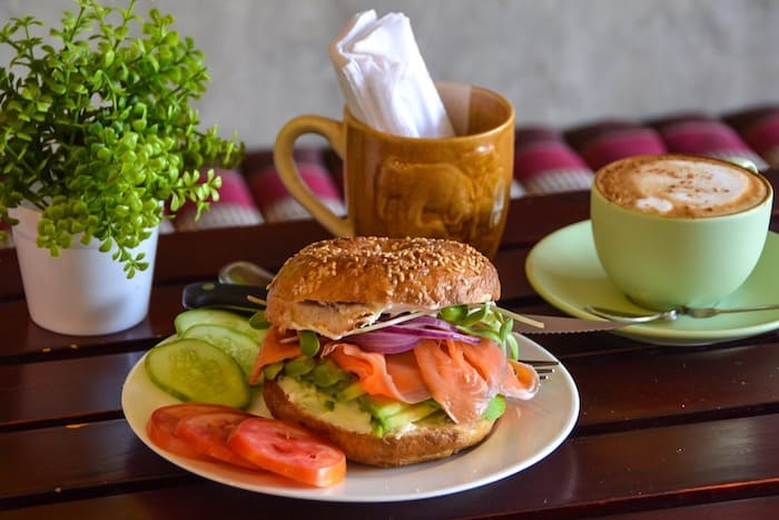 Bagel from Red Bike Kitchen & Espresso Bar - Cafes in Pai: Where to Get the Best Coffee in Pai, Thailand
