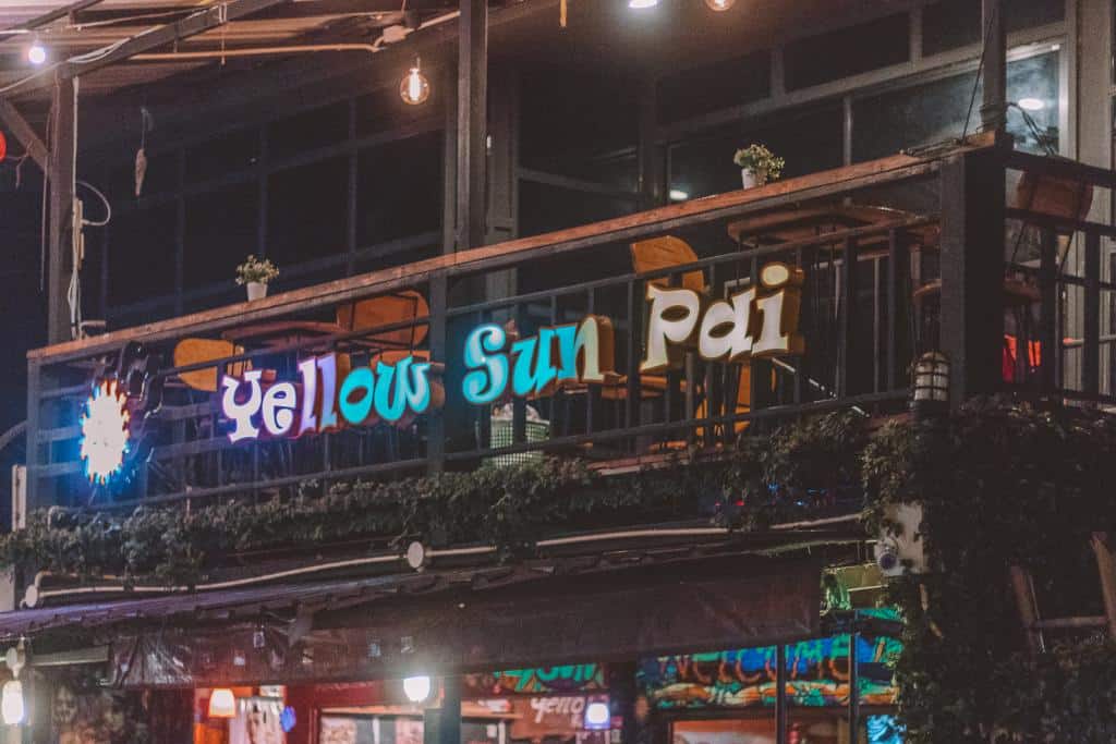 Yellow Sun Pai - Things to do in Pai After Dark: a Guide to the Best Bars