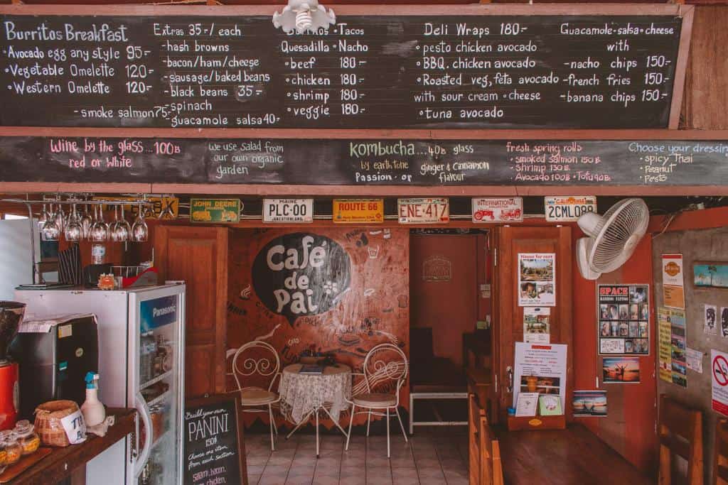 Cafe de Pai - Where to get Breakfast and Brunch in Pai, Thailand