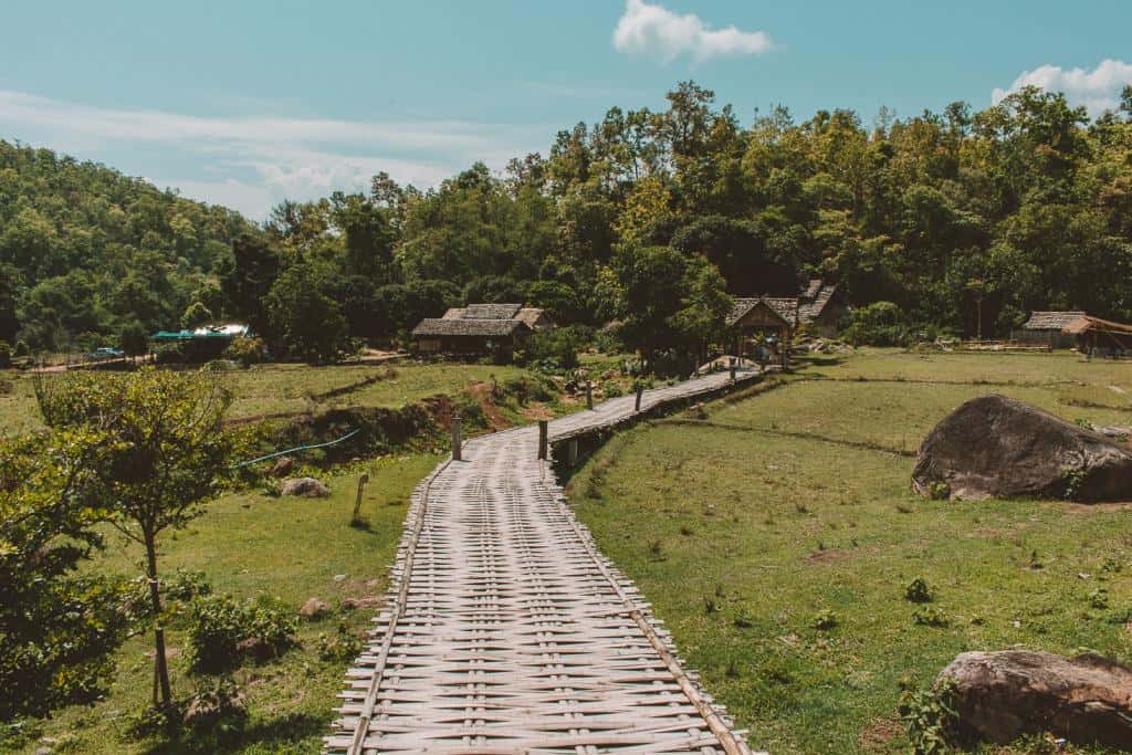 Walk Across the Bamboo Bridge Pai - The Top 20 Things to do in Pai, Thailand
