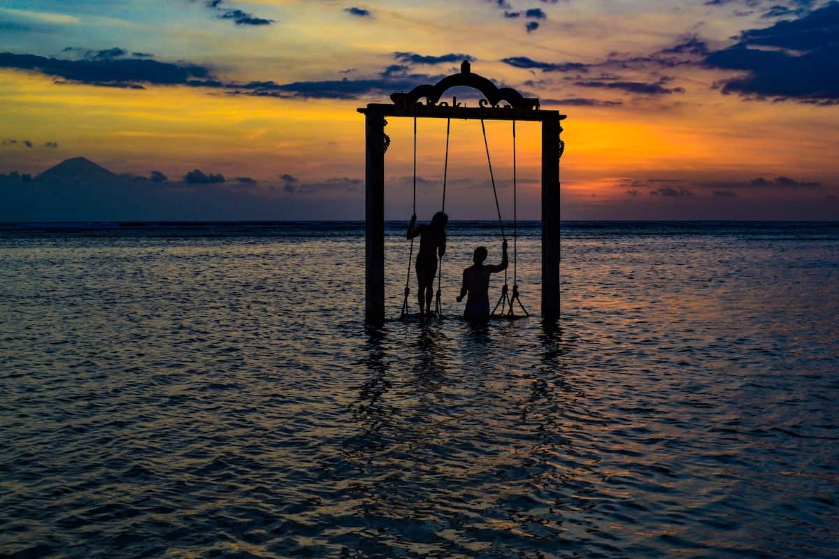 13. Take the famous Gili T swing photo - Top 15 Things to do in Gili Trawangan, Indonesia