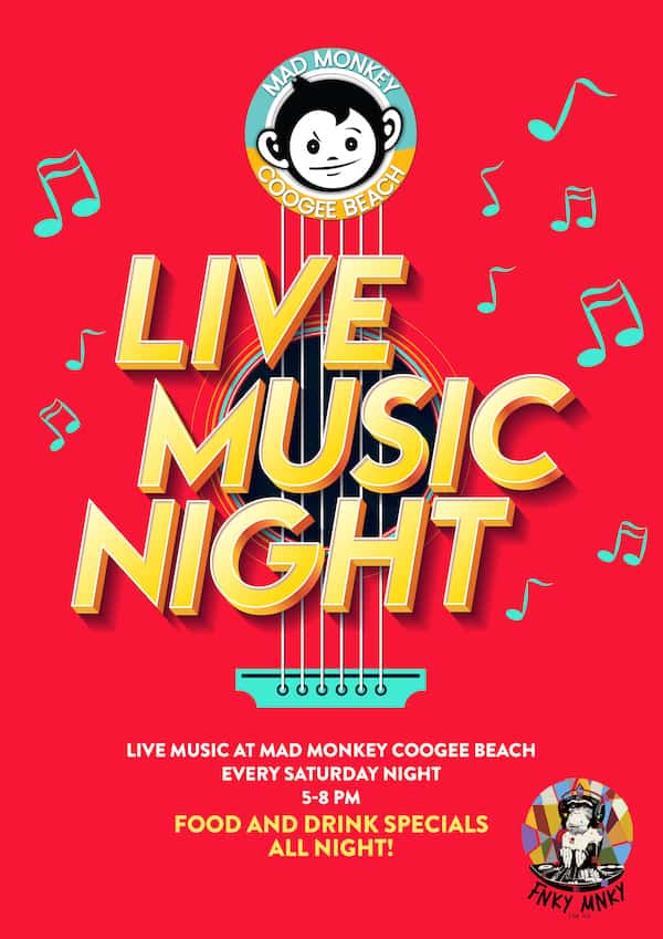 Live Music Night at Mad Monkey Coogee Beach