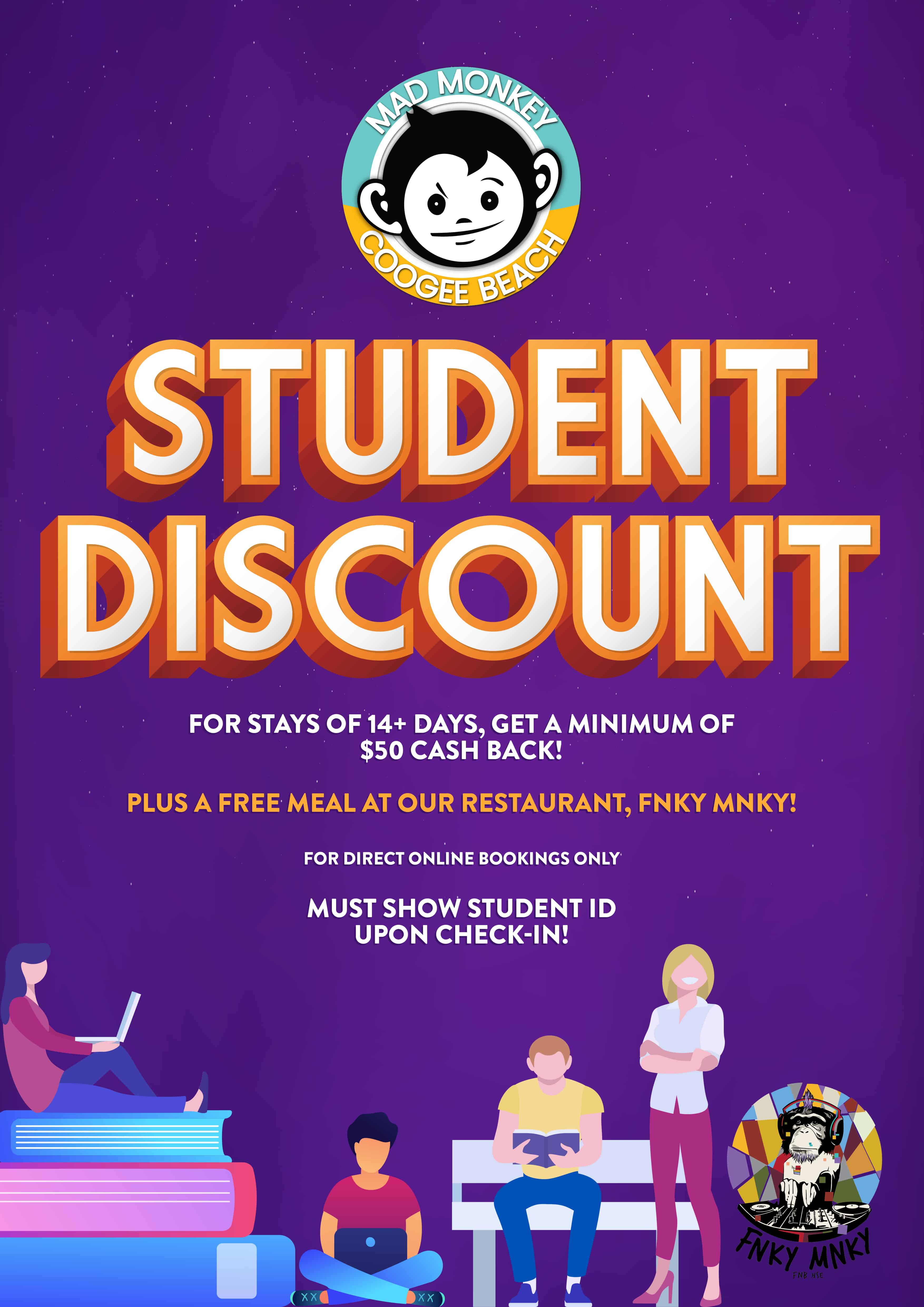 Mad Monkey Coogee Beach Student Discount