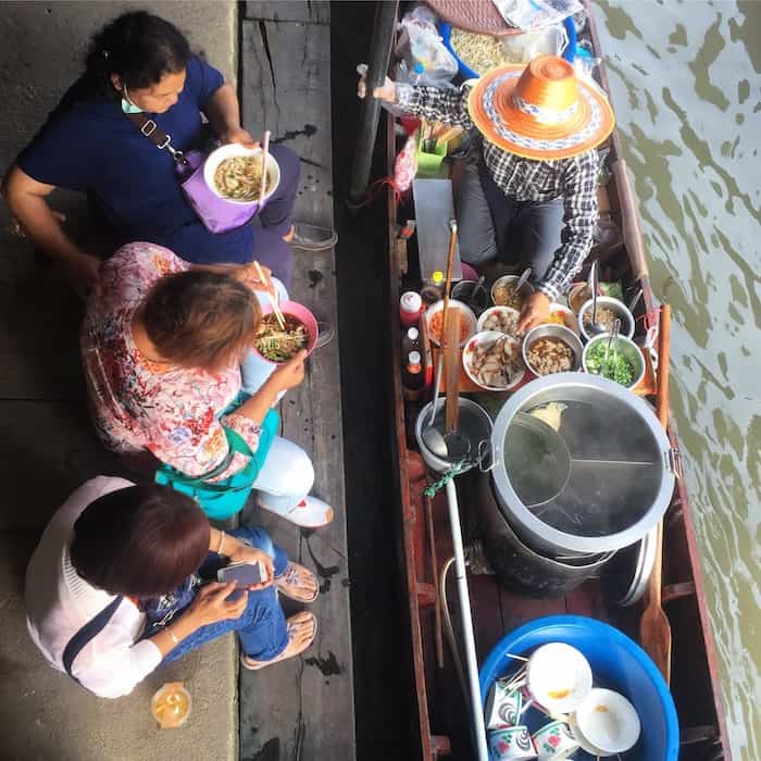 Damnoen Saduak Floating Market outside Bangkok