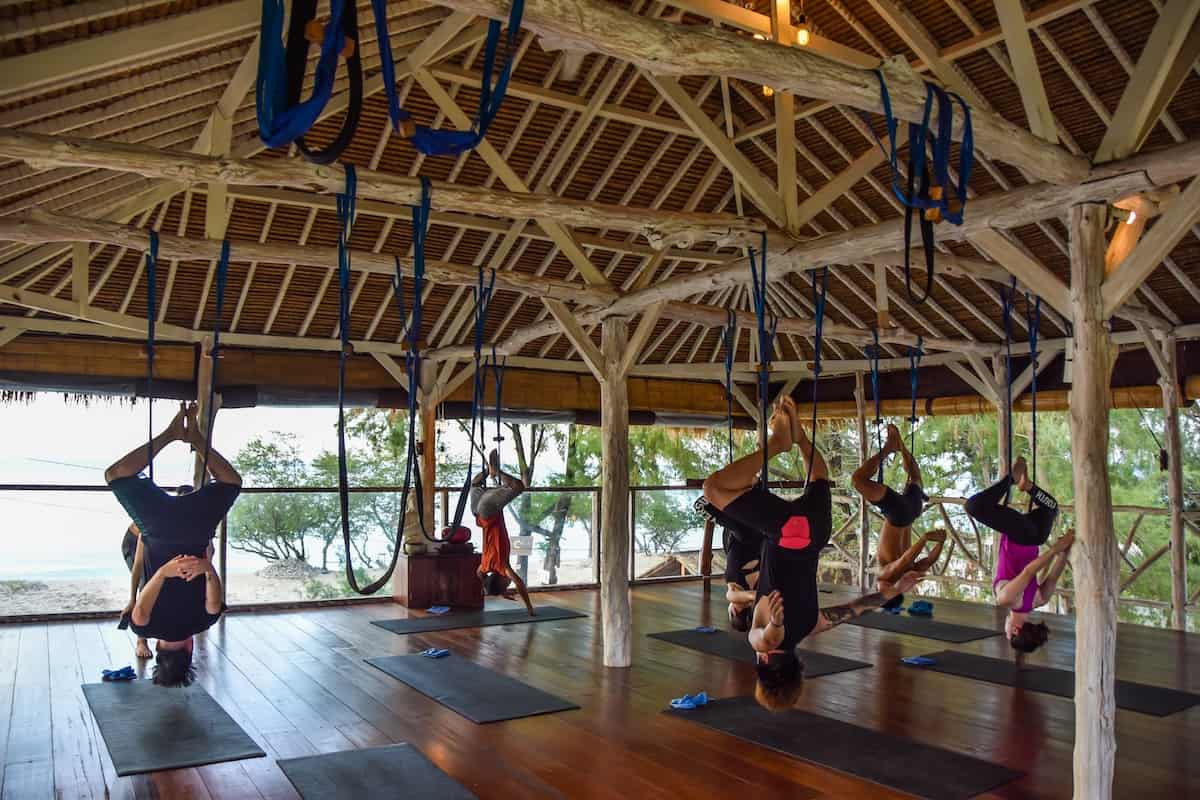 Sunset Beach Yoga: Fly High Yoga Classes - Gili Trawangan Yoga: Where to do Yoga on Gili T