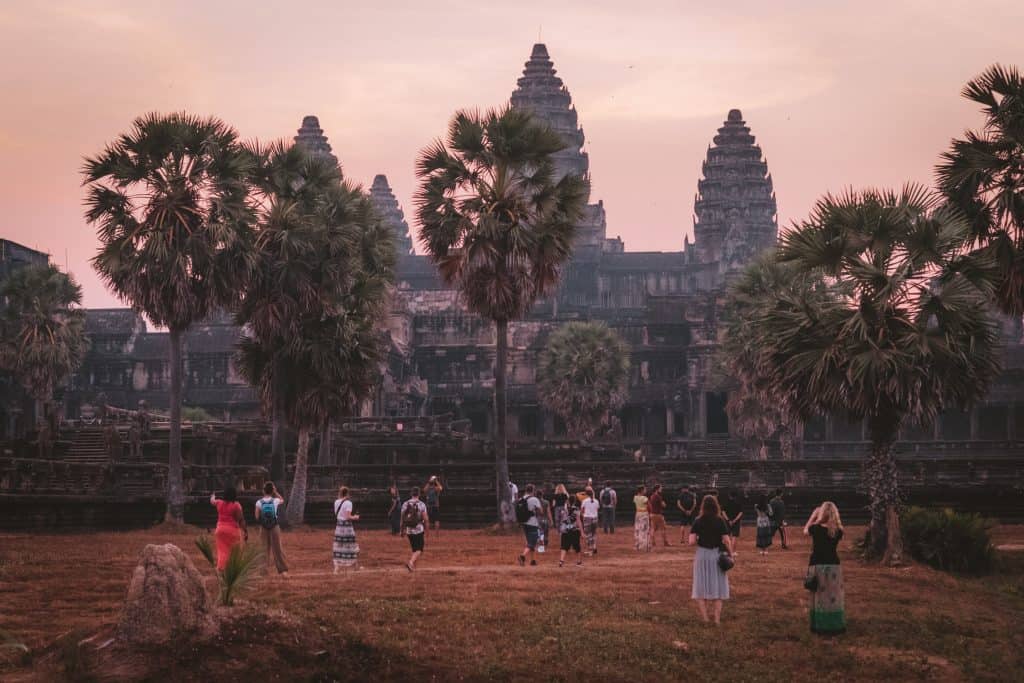 Get up early to visit Angkor Wat