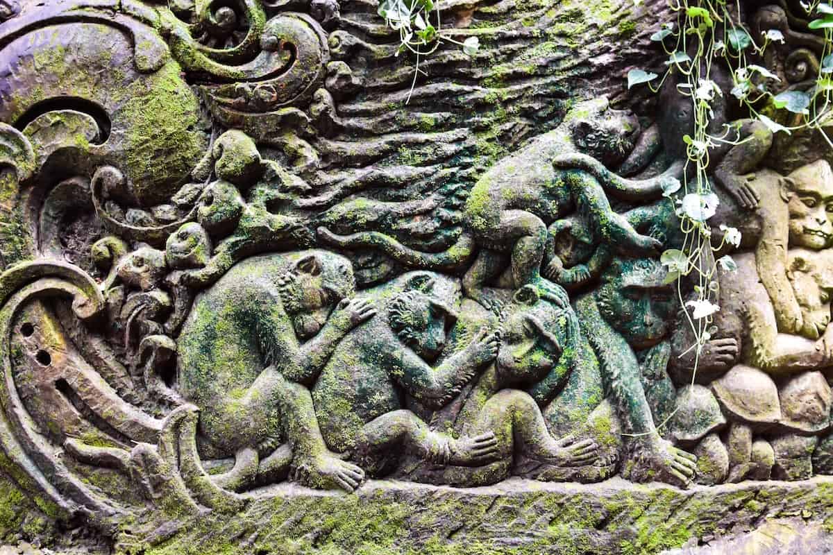 Ubud Monkey Forest carving