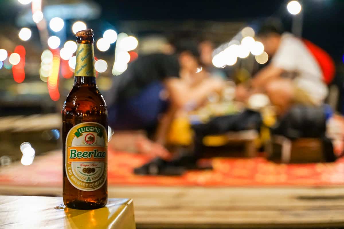 Try the National Beer of Laos - Things to do in Luang Prabang on a Budget in 2019