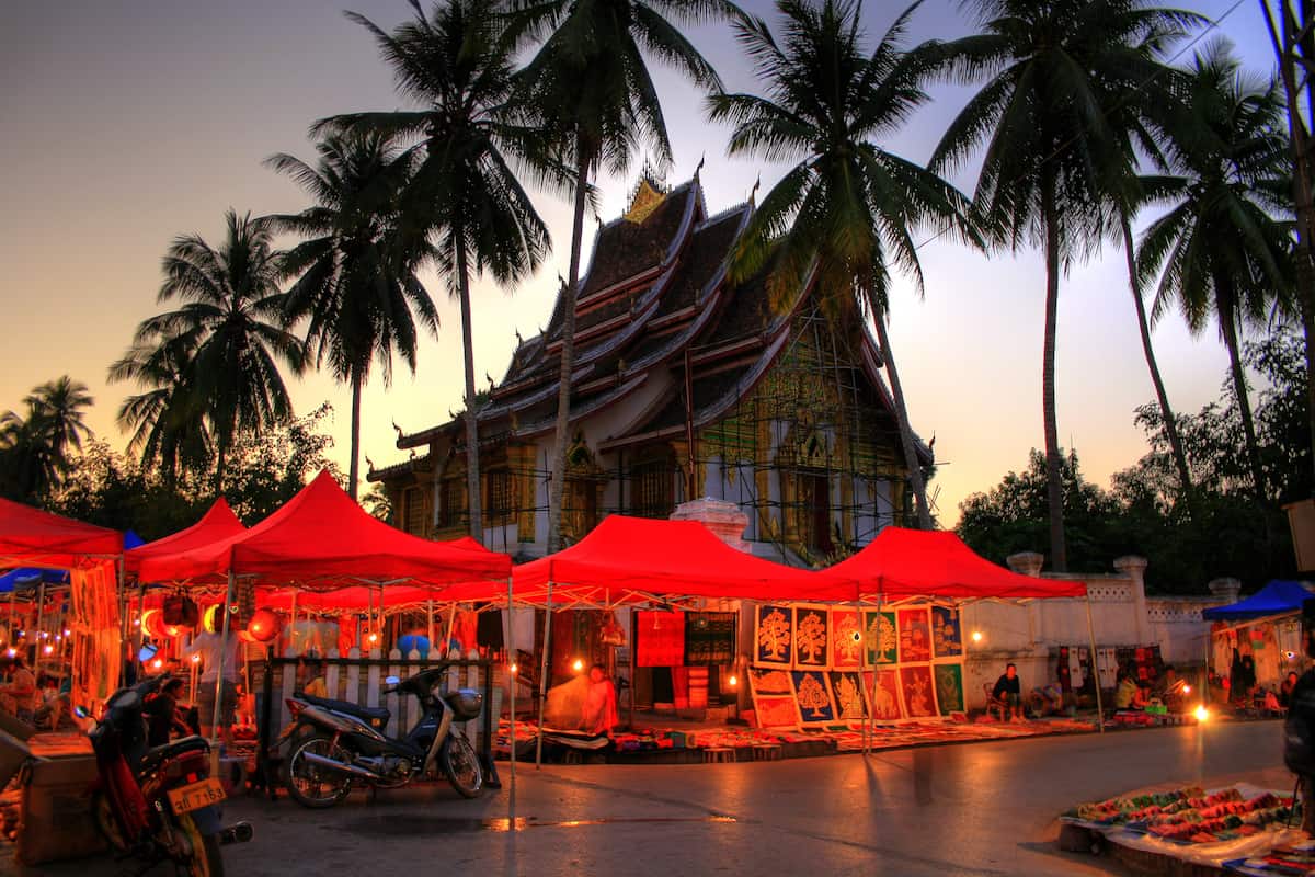 Visit the Night Market in Luang Prabang - Things to do in Luang Prabang on a Budget in 2019