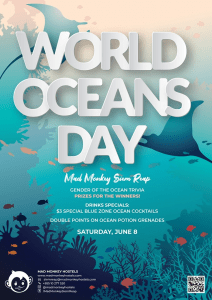 World Oceans Day Mad Monkey