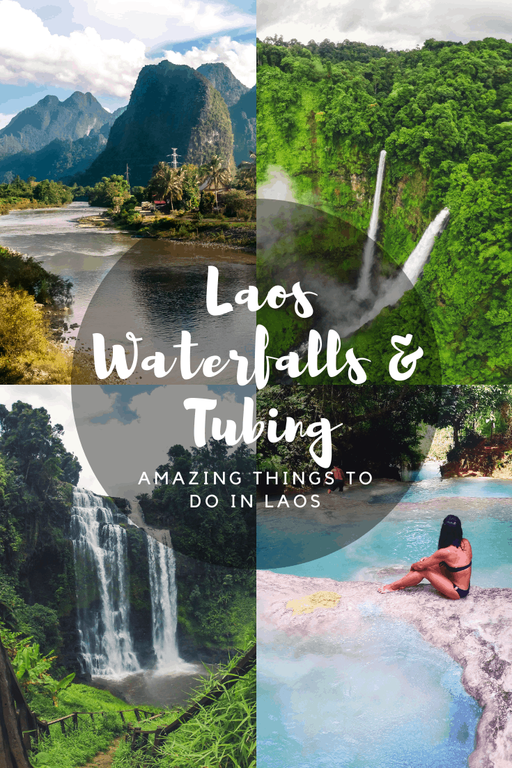 Laos Waterfalls & Tubing