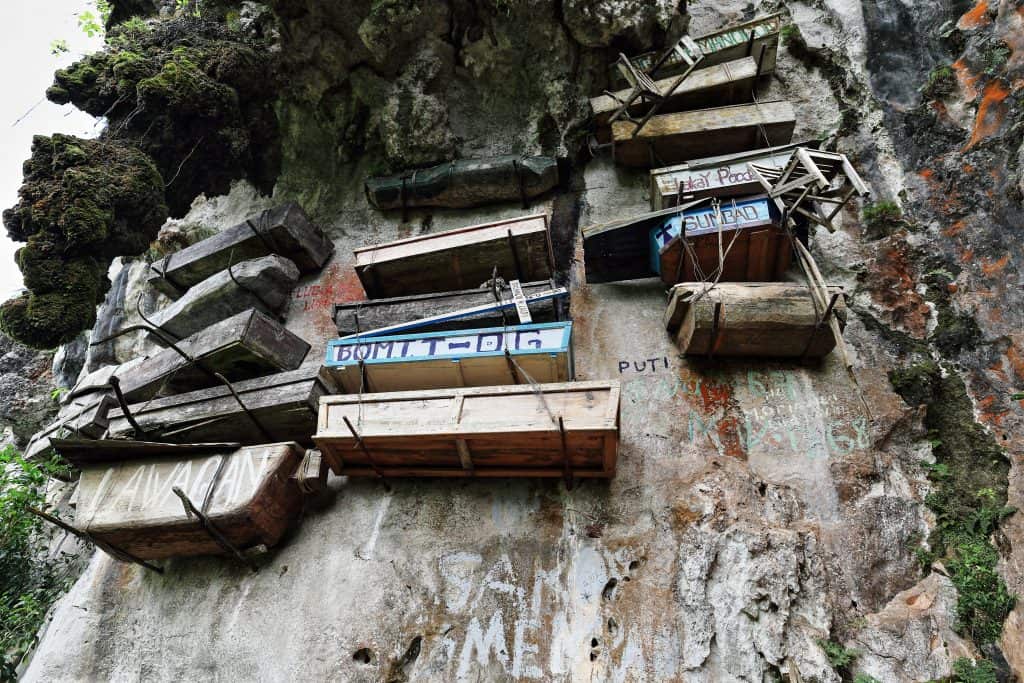 Coffins in cliffs: Sagada, The Philippines - These are the Most Amazing and Radical Places to Visit in 2020