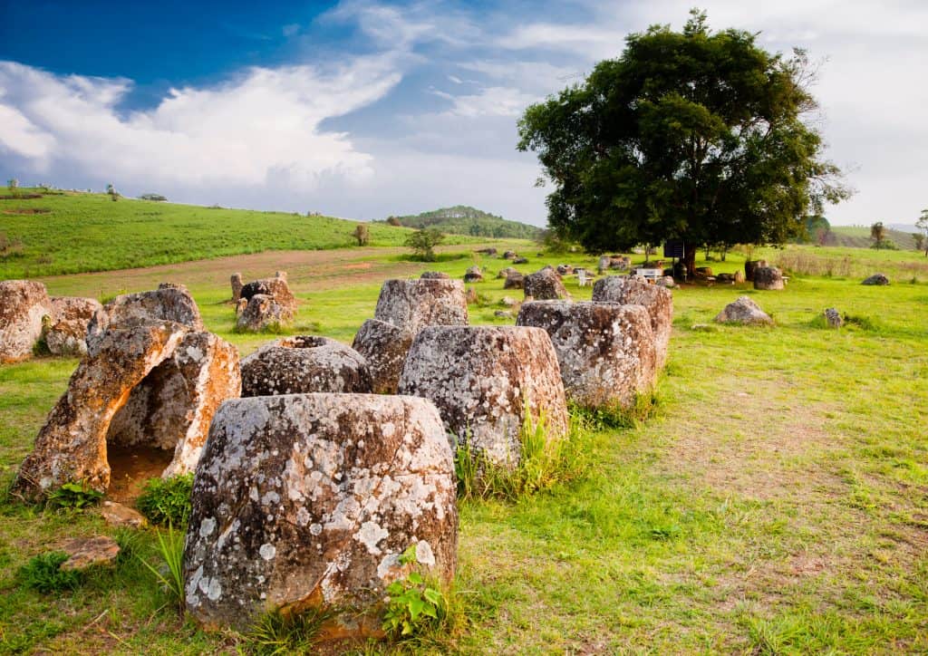 Burial urns and ancient jars: Plain of Jars, Laos - These are the Most Amazing and Radical Places to Visit in 2020